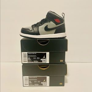 Nike Air Jordan 1 Mid Shadow Red (TD) Size 9C NIB